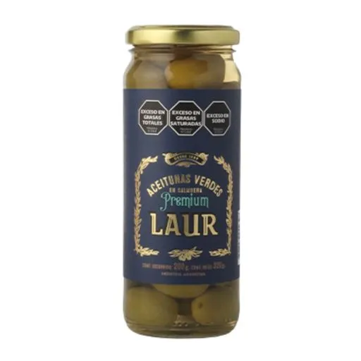 Aceitunas laur verdes gourmet